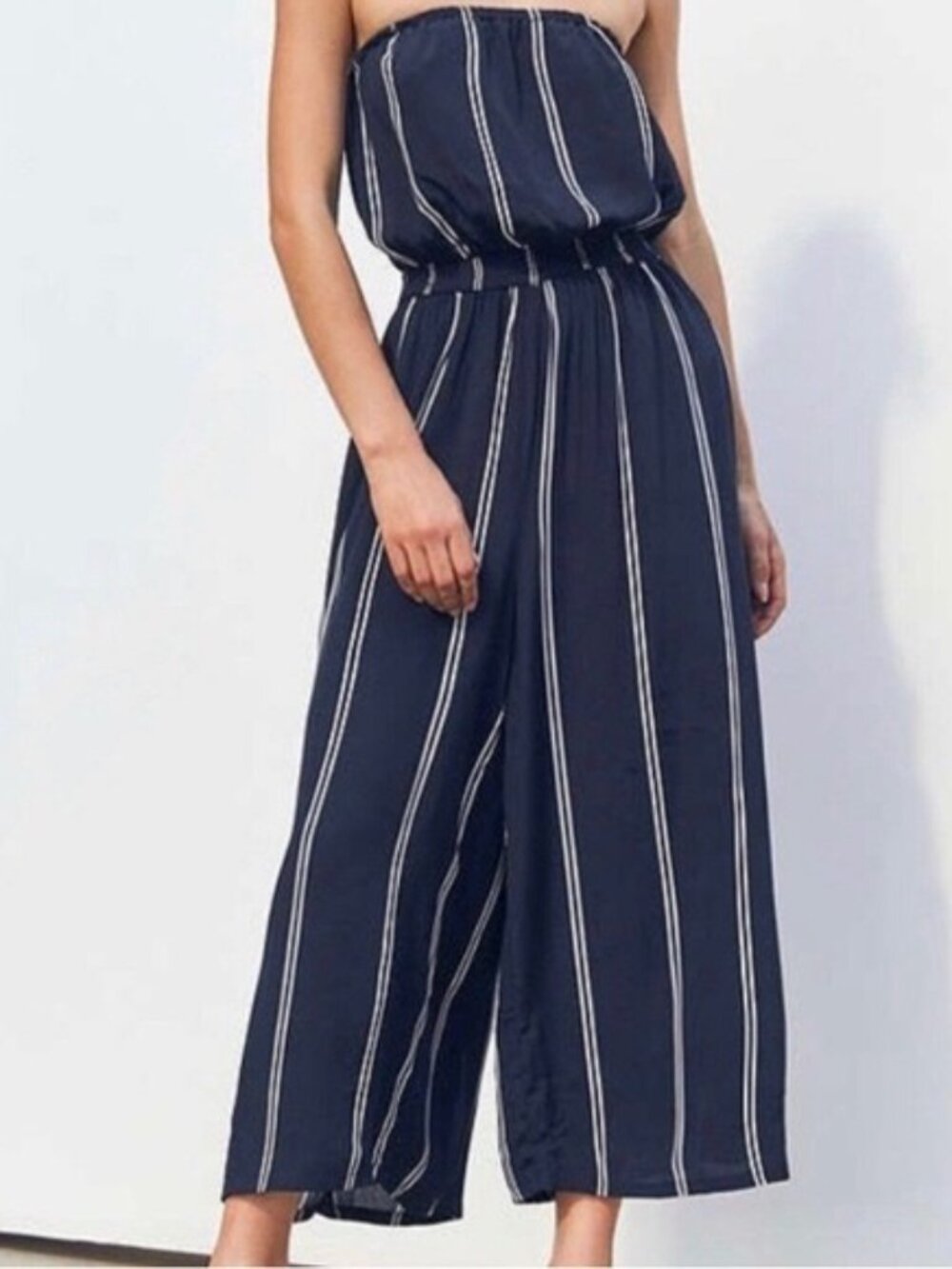 Silence + Noise Strapless Jumpsuit Romper